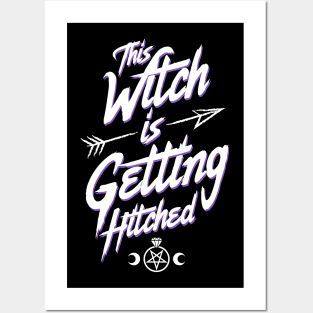 Goth Witch Bachelorette Posters and Art